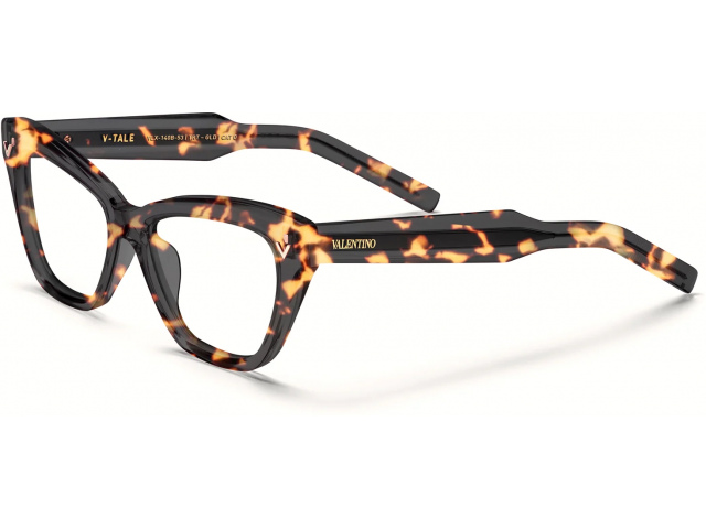 VALENTINO V - TALE TRT - GLD,  Honey Havana - V-Light Gold, CLEAR