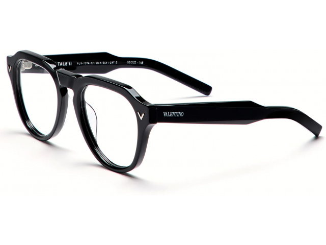 VALENTINO V - TALE - II BLK - SLV,  Black - Silver, CLEAR