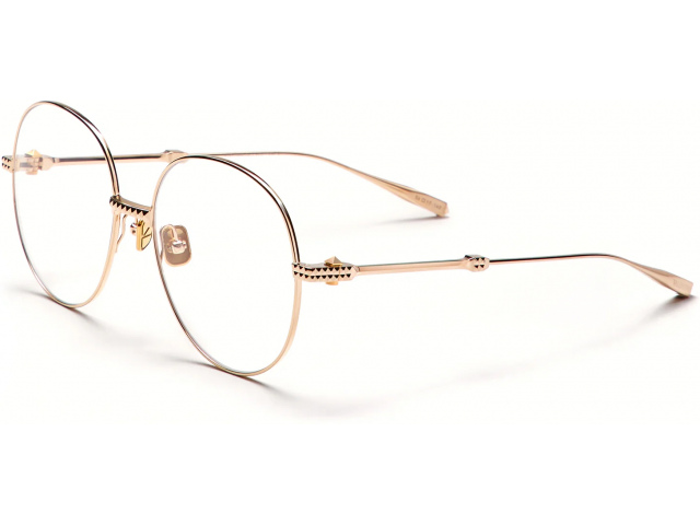 VALENTINO V - STUD - III GLD,  V-Light Gold, CLEAR