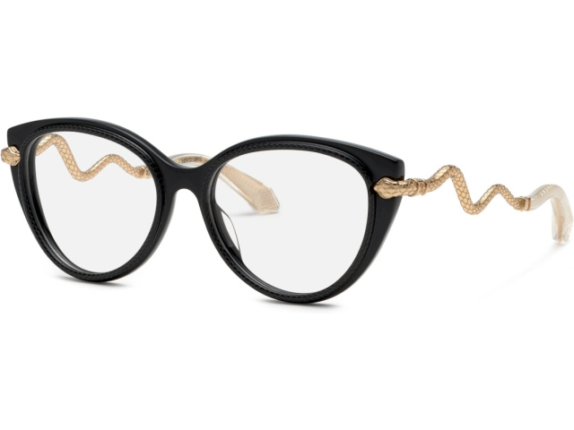 ROBERTO CAVALLI VRC105 0700,  SHINY BLACK, CLEAR