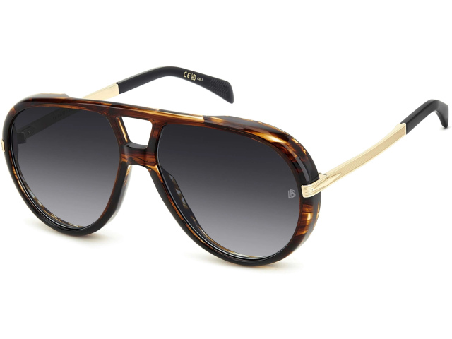 DAVID BECKHAM DB 99/VOYAGER HQZ Brown Horn Gold