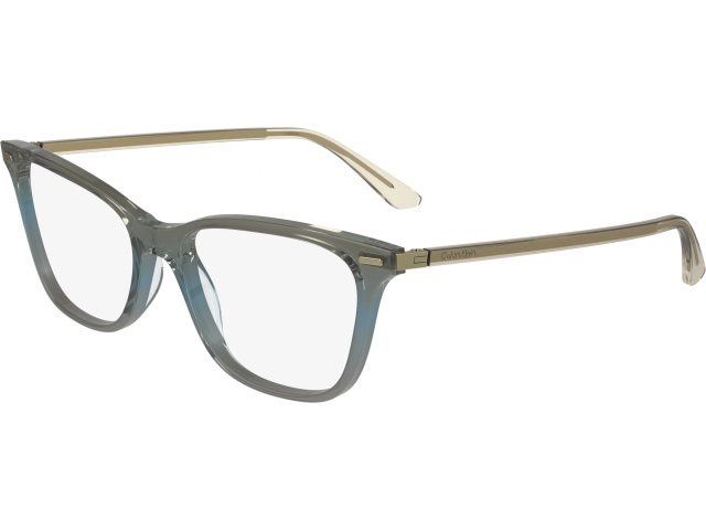 CALVIN KLEIN CK23544 334,  TRANSPARENT KHAKI/AZURE/GREY, CLEAR