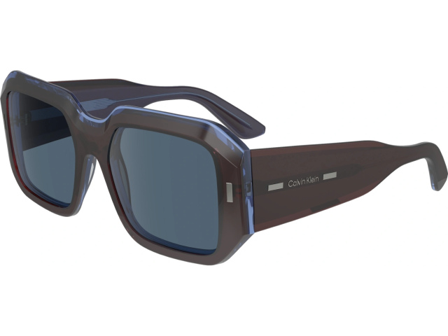 CALVIN KLEIN CK23536S 200,  BROWN, SOLID BLUE
