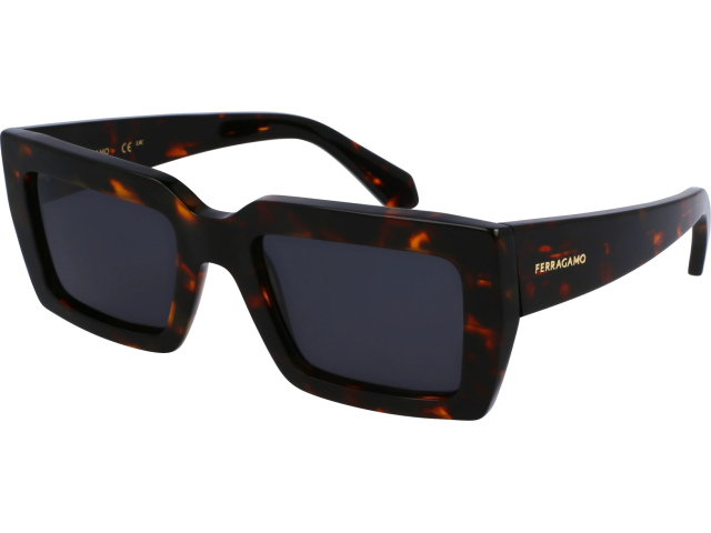 SALVATORE FERRAGAMO SF1108S 242,  DARK TORTOISE, SOLID GREY