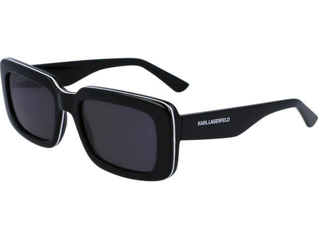 KARL LAGERFELD KL6101S 001,  BLACK, DARK GREY