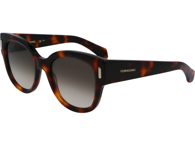 SALVATORE FERRAGAMO SF2007S 240,  TORTOISE, GRADIENT KHAKI