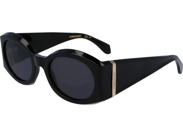 SALVATORE FERRAGAMO SF2008S 1,  BLACK, SOLID GREY