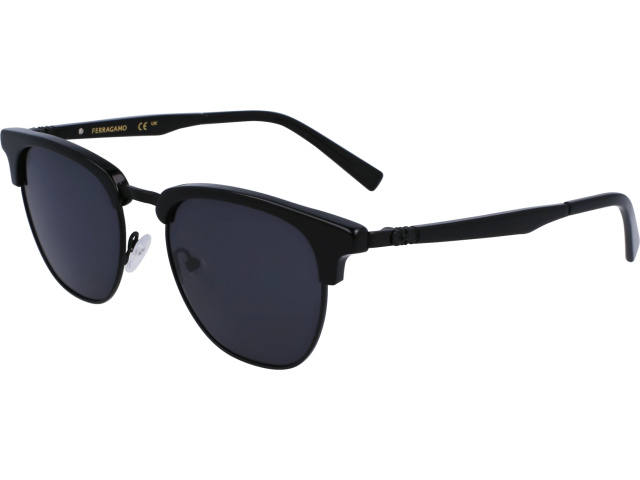 SALVATORE FERRAGAMO SF307S 1,  BLACK, SOLID GREY