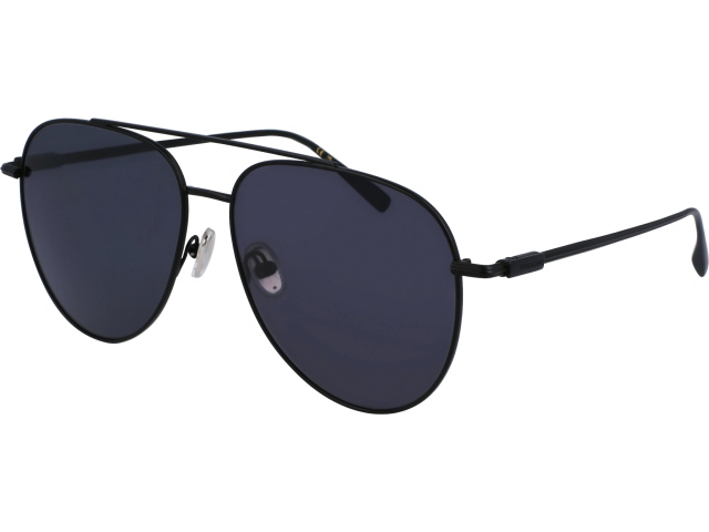 SALVATORE FERRAGAMO SF308S 2,  MATTE BLACK, SOLID GREY