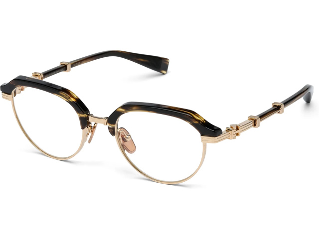 BALMAIN ADMIRAL BRN - GLD, цвет Dark Brown Swirl - 12k Gold, CLEAR