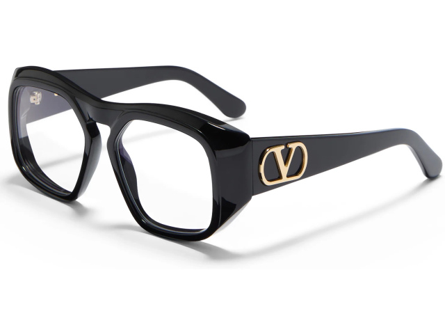 VALENTINO VLX-179 BLK - GLD,  Black - V-Light Gold, CLEAR