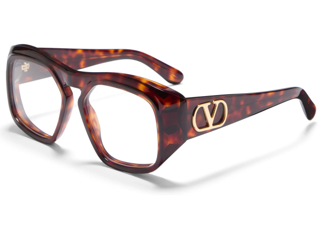 VALENTINO VLX-179 TRT - GLD,  Dark Havana - V-Light Gold, CLEAR