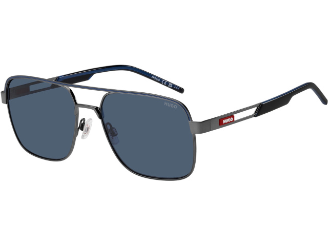 HUGO BOSS HG 1384/S V81 Dark Ruthenium Black