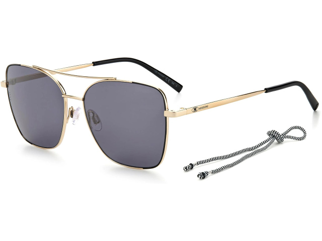 M MISSONI MMI 0037/S 2M2, : BLK GOLD, GREY
