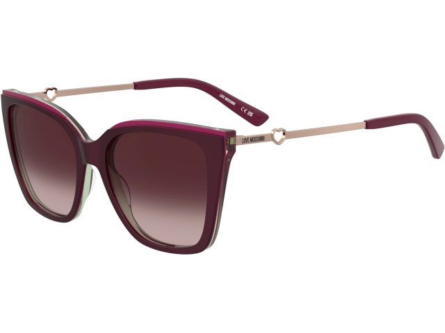 MOSCHINO LOVE MOL094/S 9KF Burgundy Multicolor